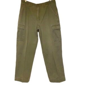 Northern Elements Cargo Pant Men Size 34 Olive Utility Work Relax Straight Hike